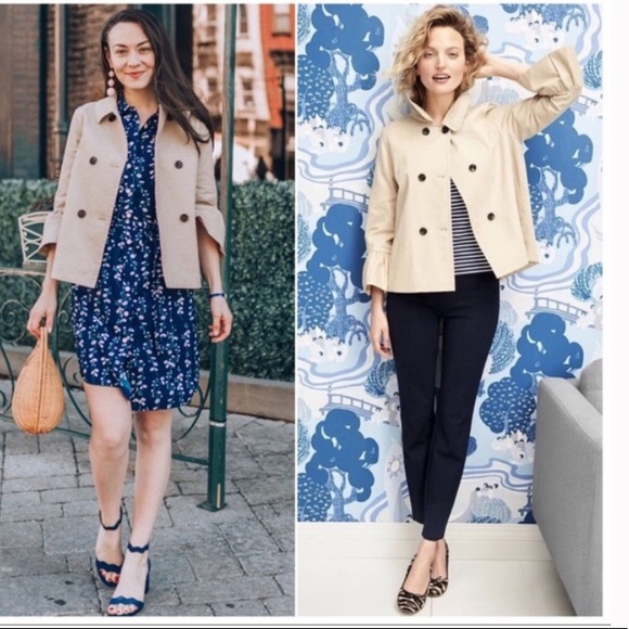 🪶DRAPER JAMES CASUAL UTILITY BELL-SLEEVE JACKET